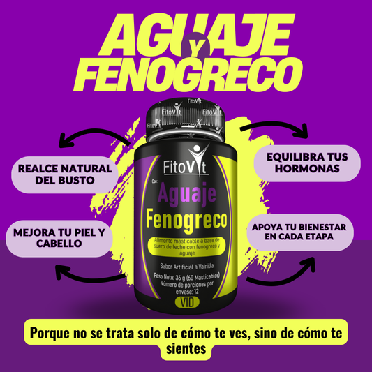 AGUAJE Y FENOGRECO X 60 UNIDADES