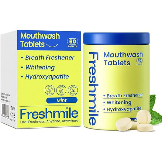 Pastillas Enjuague Bucal FRESHMILE x60 Pastillas