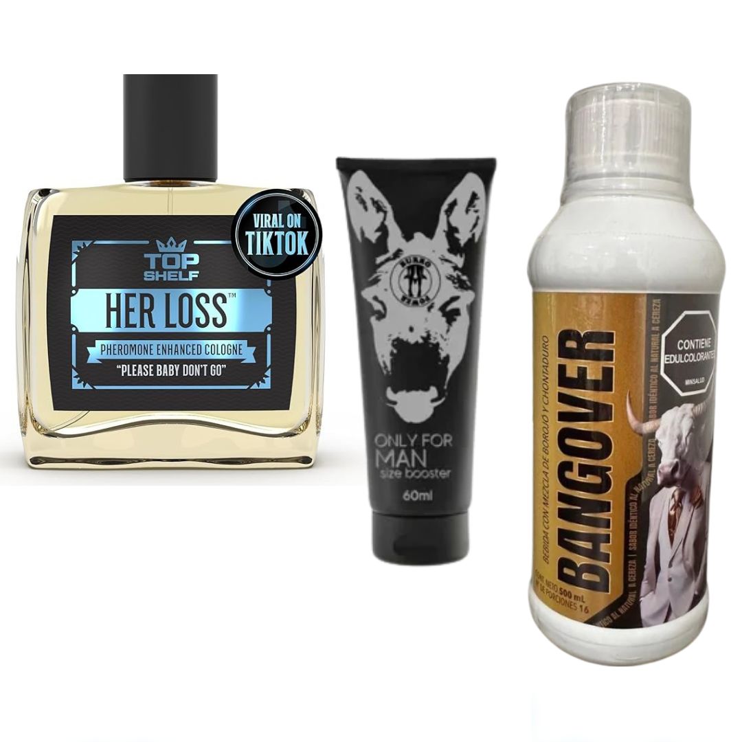 KIT MASCULINO TOP SHELF X 3 PRODUCTOS