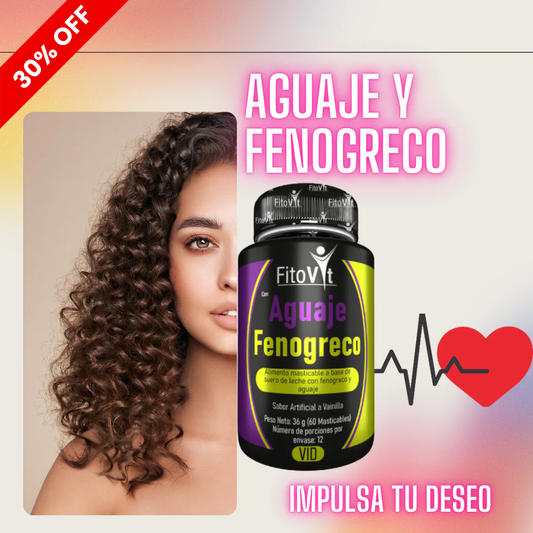 AGUAJE Y FENOGRECO X 60 UNIDADES