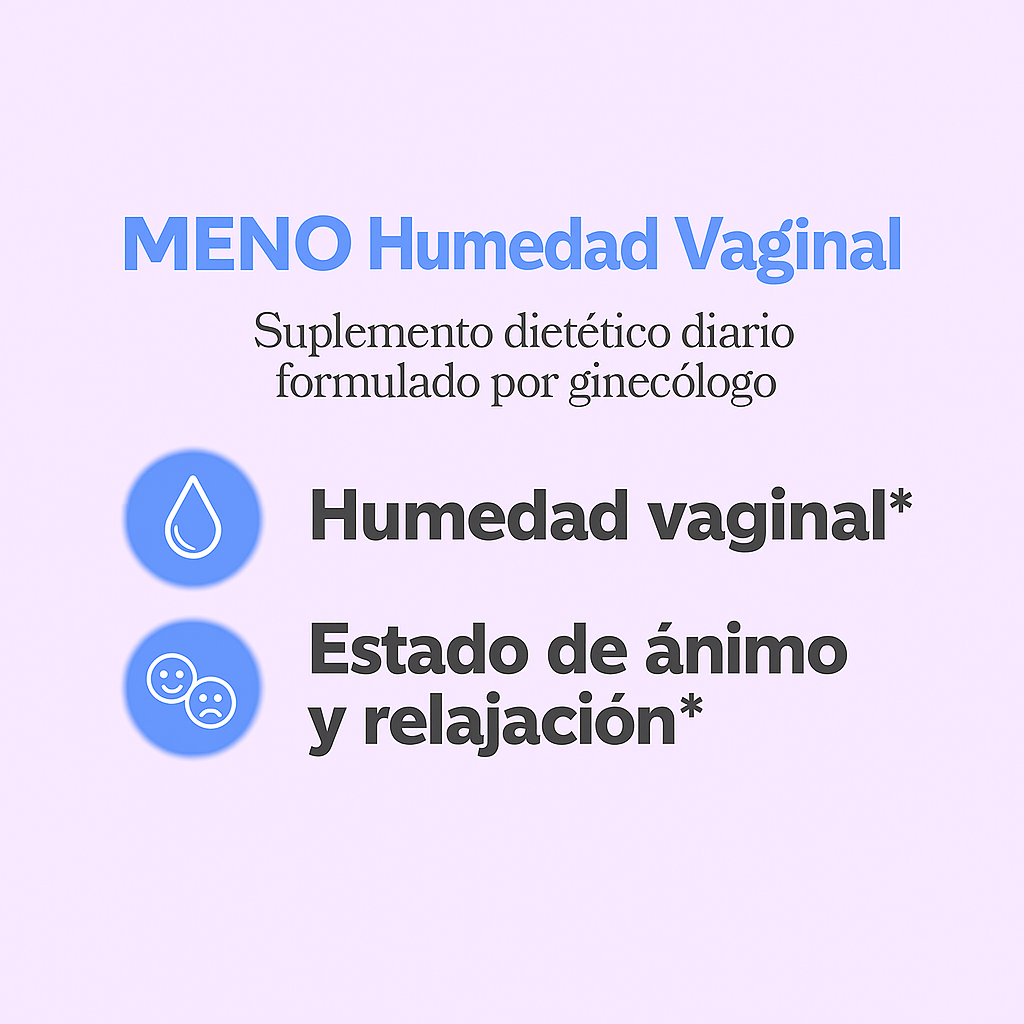 Meno Capsulas De Apoyo A La Hidratación Vaginal x60 Capsulas