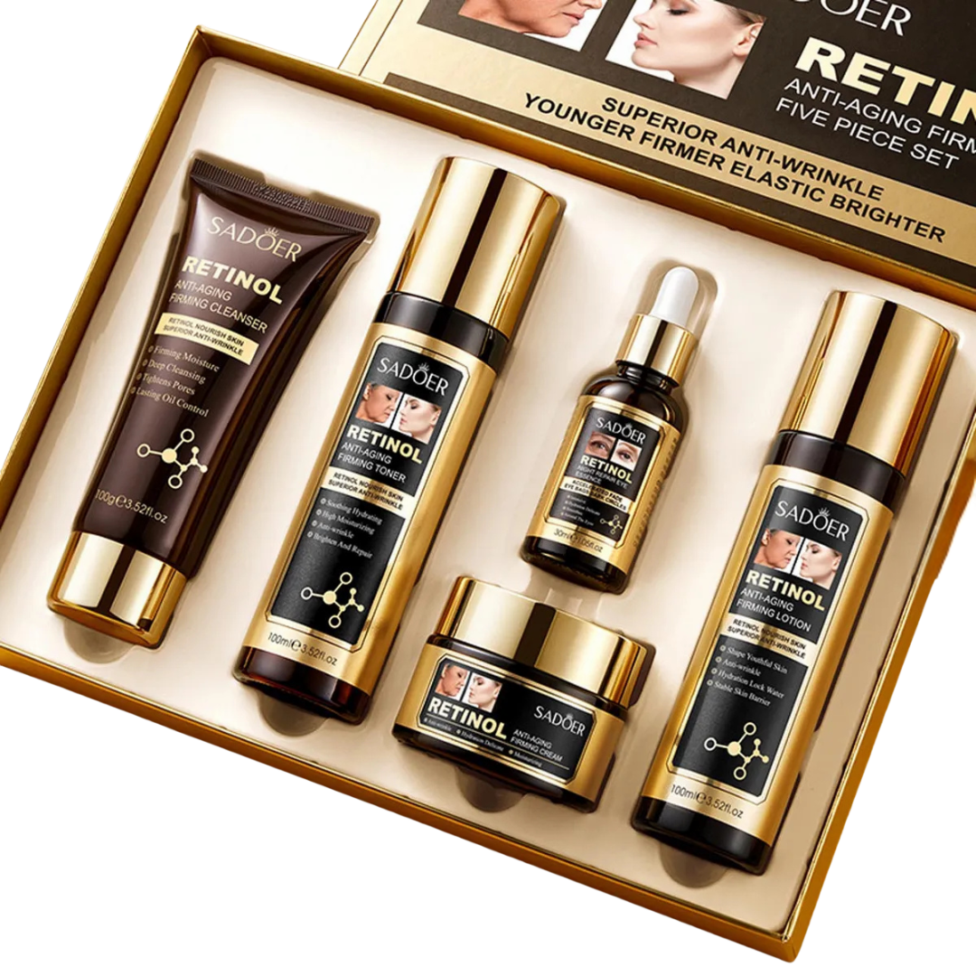 Kit Retinol Sadoer Caja De Lujo x5 Productos