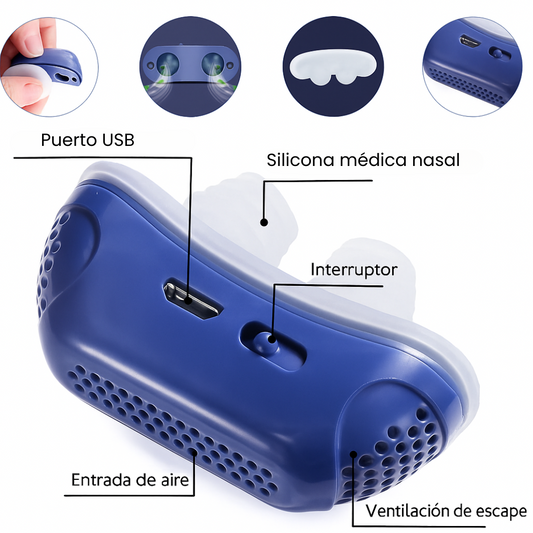 Dispositivo Anti-ronquidos Electrónico - Recargable USB
