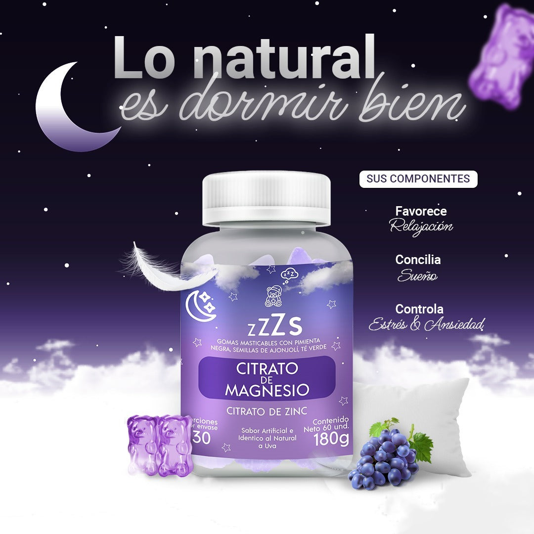 CITRATO DE MAGNESIO EN GOMITAS X 60 UNDS