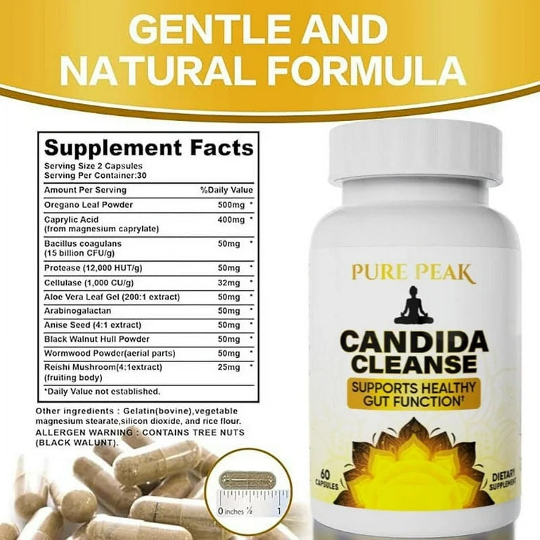 CANDIDA CLEANSE X60 CAPSULAS