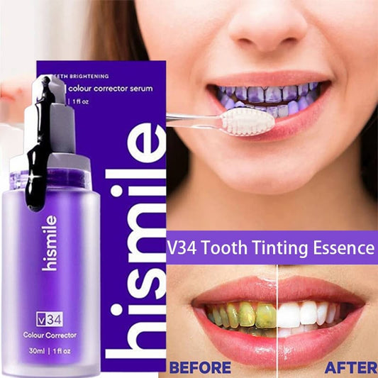 Hismile V34 Pasta Dental Púrpura Correctora de Color